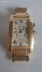 Золотые часы Cartier 18k