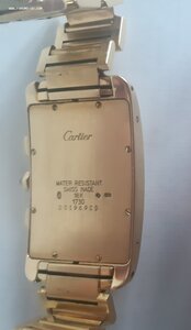 Золотые часы Cartier 18k