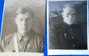 Лот из 15 фото с довоенными знаками парашютистов.