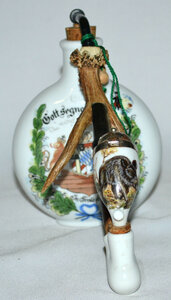 Курительная трубка,табакерка "Резервист".