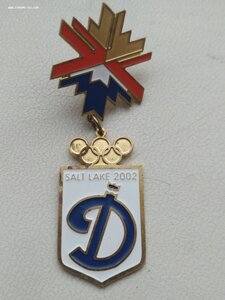 Знак Олимпиада 2002 год SALT LAKE