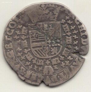 1/4 талера Фландрия,Испанские Нидерланды без даты 1612-1621