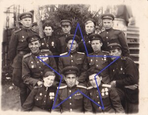 Девушки-военнослужащие. Боевые награды. ВОВ.