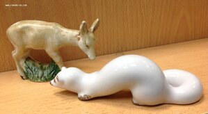 Фигурки Соболь и Олененок