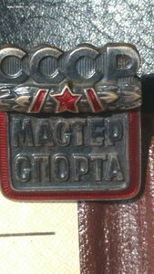 Знак мастера спорта с удостоверением, редкий вид спорта
