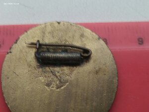 ﻿Знак Монголия, 1965 год,  тяжёлый метал, горячая эмаль, отл