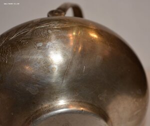 Конфетница. Серебро 875 пробы.