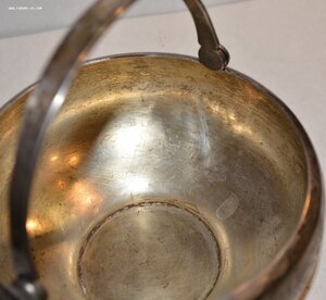 Конфетница. Серебро 875 пробы.