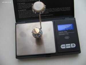 Заварница (ситечко) для чая. Серебро 916. Эмаль.