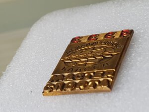 Мастер Спорта Международного класса ЖЕЛТЫЙ ММД без номера