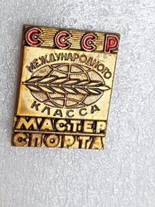 Мастер Спорта Международного класса ЖЕЛТЫЙ ММД без номера