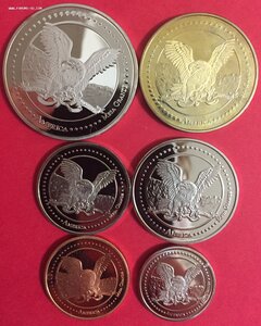 наборы монет резервация племён,США,Мексика