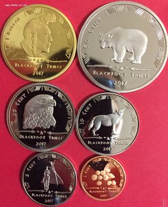 наборы монет резервация племён,США,Мексика