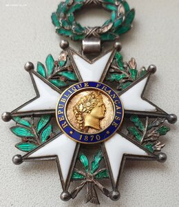 Орден почетного легиона. Франция. Серебро и золото