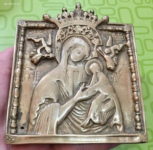 Плакетка Страстная икона Пресвятой Богородицы.