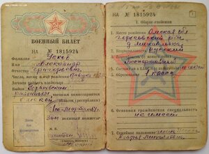 Комплект РАЗВЕДЧИКА 373-й и 88-й Стрелковых дивизий