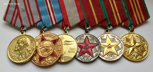 Колодка с выслугой КГБ