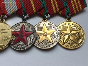 Колодка с выслугой КГБ