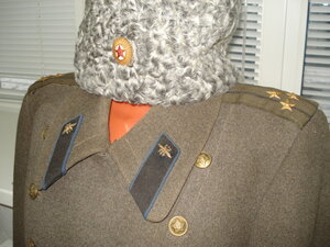 Шинель и папаха на полковника тех.войск (связь) 50-е г.