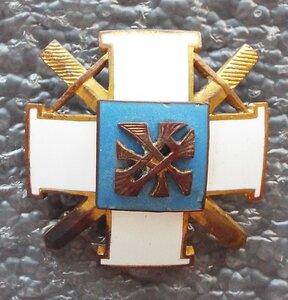 знак для окончивших объединенные ВУ,1-я Эстонская Республика
