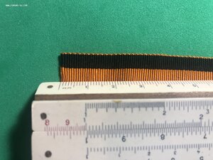 лента Георгиевская 27/28мм х 18,5 см ПМВ нижний чин