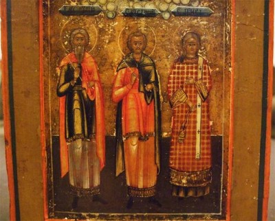 икона "ГУРИЙ, САМСОН И АВИВ"