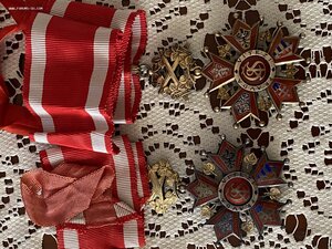 Чехословакия орден белого Льва 3 ст с мечами и без