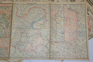 Лот ,карты Первая Мировая война.