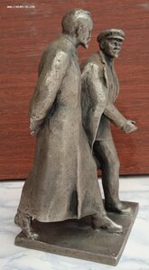 Монументскульптура Ленин и Дзержинский Автор Плискин А.Г.