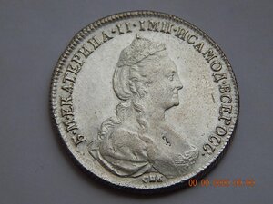 1 рубль 1777 года СПБ - ФЛ .