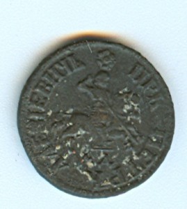 Копейка 1705 год.