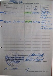Слава 3ст. № 455тыс и Отвага на одного кавалера
