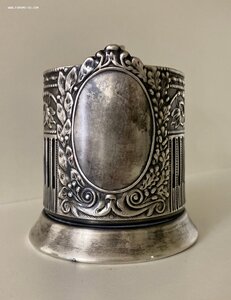 Большой старинный подстаканник СССР. Кольчугинский з-д.