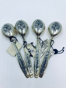 Ложки чайные. Северная Чернь. Серебро 875 пробы. Новые!