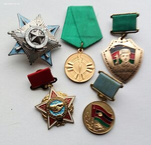Комплект Афганистан, орден, медали, документы.