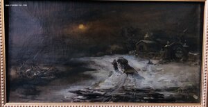 «Зимняя ночь» Клевер Ю.Ю 1923 г.