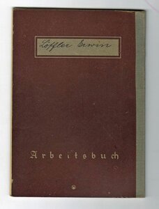 Трудовые книжки (arbeitsbuch) 2 модели 2 шт.