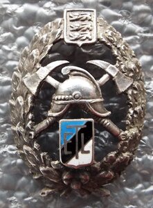 знак пожарного,довоенный,выслуга 35,40 лет,пожарные,Эстония