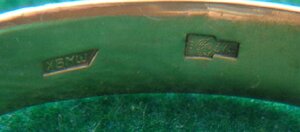 Мужское кольцо 375 пробы