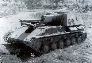 КЗ на ОК за Сандомирский плацдарм на командира СУ-76