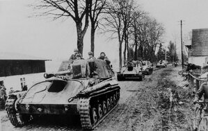 КЗ на ОК за Сандомирский плацдарм на командира СУ-76