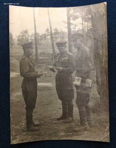 Полковник Абросимов с тремя Боевиками на груди и майор Вейс