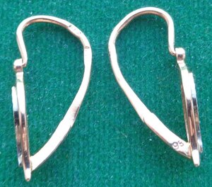 Серёжки 585 пр со звездой