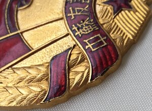 Медаль «Китайско-советская дружба» в коробке с документами