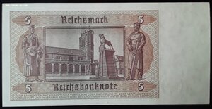 Германия 5 марок 1942 unc