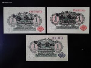 Германия 2 марки 1914 unc