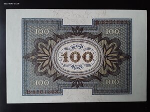 Германия 100 марок 1920 unc