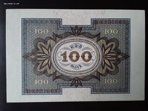 Германия 100 марок 1920 unc