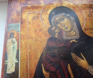 Фёодоровская икона Божьей Матери с предстоящими (ковчег,киот