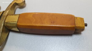 Кортик бескнопочный ВМФ 1940 год + адмиральские подвесы